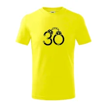 Narodeninové tričko pre policajta - putá 30