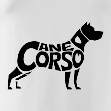 Cane corso nápis v tele