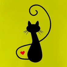 Zamilovaná mačka spredu