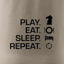 Eat sleep play - šach Eat sleep play - šach