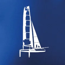 Katamarán z boku Katamarán z boku