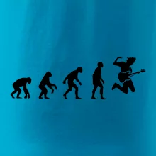 Evolúcia gitarista - výskok Evolúcia gitarista - výskok