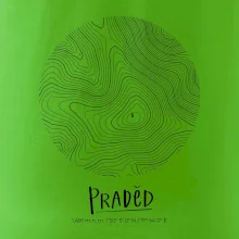 Praděd - vrstevnice v kruhu