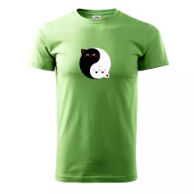 Mačky jin jang farebné