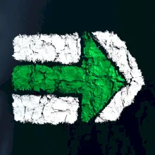 Párová turistická značka  zelená