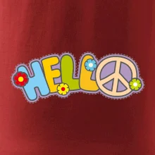 Hello hippie symbol