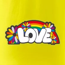 Love s dúhou v pozadí