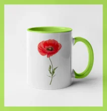 Vlčí mak - kreslený