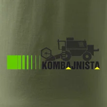 Kombajnista zelená a žltá