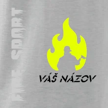 Hasiči - oheň - Váš názov - Prsník + chrbát