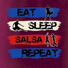 Eat sleep salsa repeat
