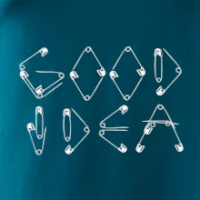 Good Idea nápis zatvárací špendlík