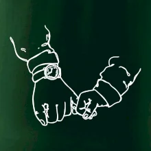 Otec a syn ruky obrys Otec a syn ruky obrys