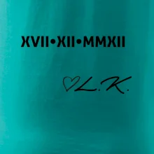 Dátum výročia a iniciály