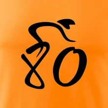 Cyklista oslavuje osemdesiatiny  (80)