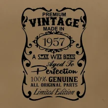 Vintage Etiketa - 1957