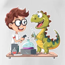 Chemik a dinosaurus - chlapec