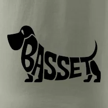 Basset nápis v tele