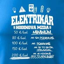 Hodinová mzda elektrikár