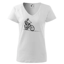 MTB kreslený cyklista MTB kreslený cyklista