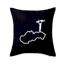 Mapa Slovenska - cyklista