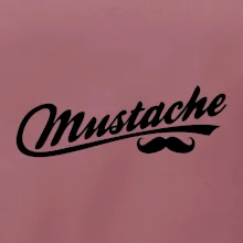 Mustache - nápis