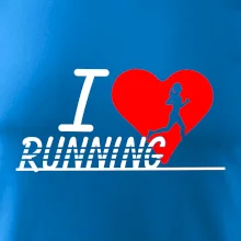 I love running dievča