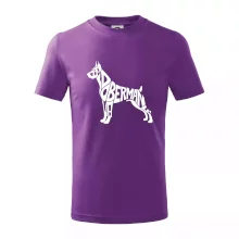 Doberman - nápis v tele