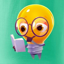 Žiarovka premýšľa nad knihou