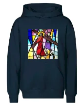 Vitráž - Ježiš a kríž