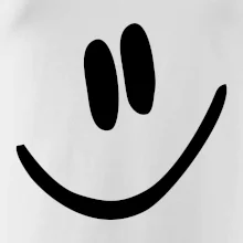 Emoji bez obrysu - usmev