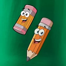 Parové tričko - Ceruzka a guma