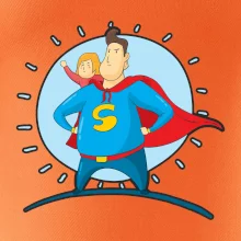 Táta superman - dievča