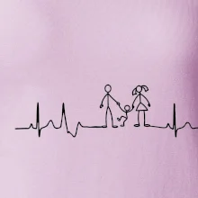 EKG rodina a jedno dieťa