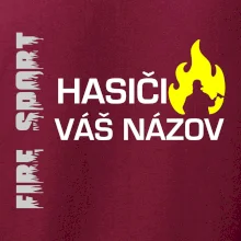 Hasiči - Váš názov - FLUO + Reflexná potlač