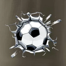 Futbalová lopta v triku