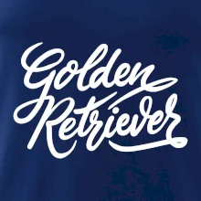 Golden retriever - nápis okrasný