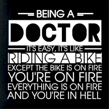 Being a doctor - bike