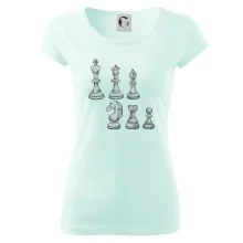 Šachové figúrky kreslené