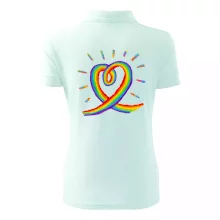 Srdce pride dúha kreslená