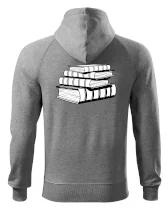 Knihy čiernobiele na sebe