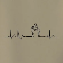 EKG zamilovaný pár