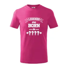 Legends are born in (Tvoj mesiac narodenia)