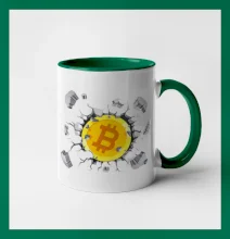 Bitcoin v tričku Bitcoin v tričku