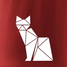 Origami mačka z boku