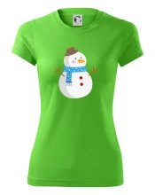 Snehuliak so šálom