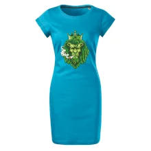 Zhulený lev zelený