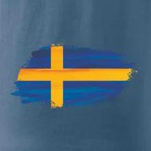 Švédska vlajka kreslená