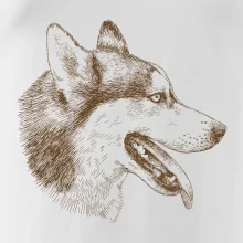 Husky - hlava z boku
