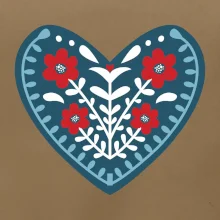 Folklór - srdce modré plné